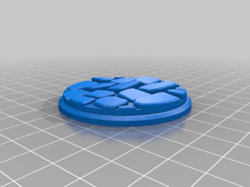 50mm & 25mm Cobblestone Miniature Base