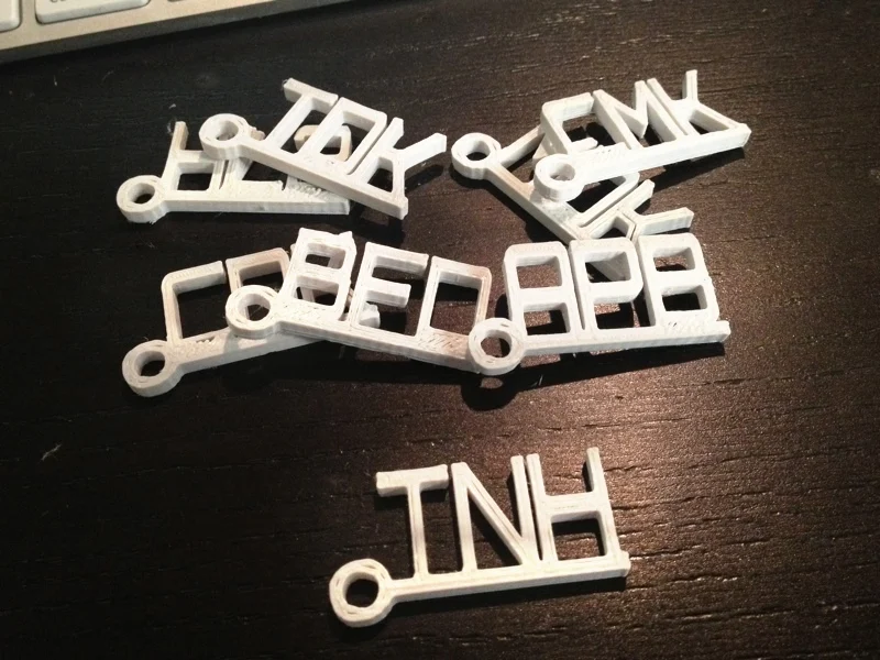 Customizable Batch Keychain Generator