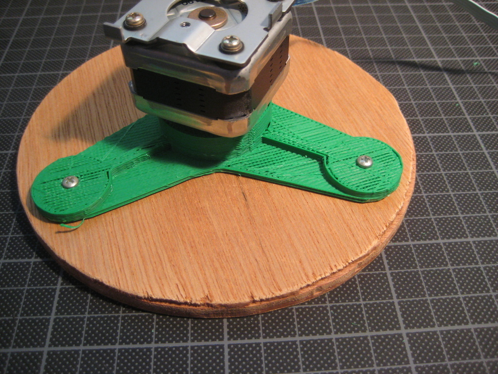 FabScan Laserholder and Turntable mount