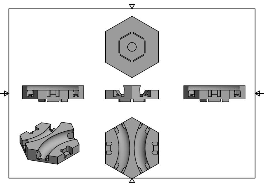 Gravitrax 2x120deg lane for high velocity