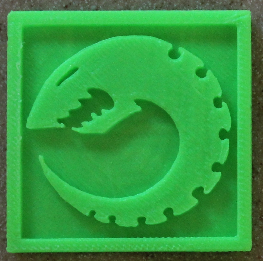 Extruded Tyranid icon for my daughter's army