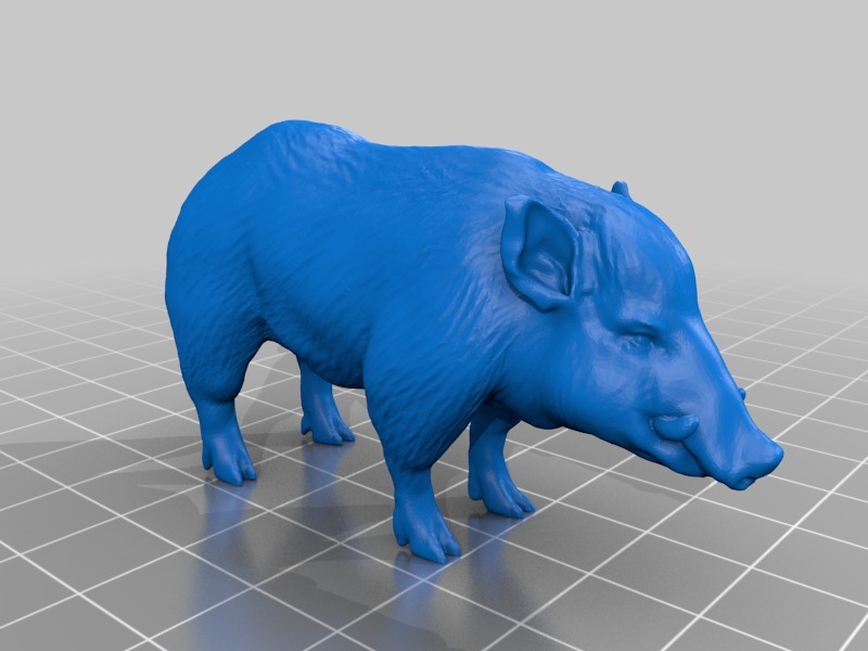 イノシシ（Wildboar）3Dデータ