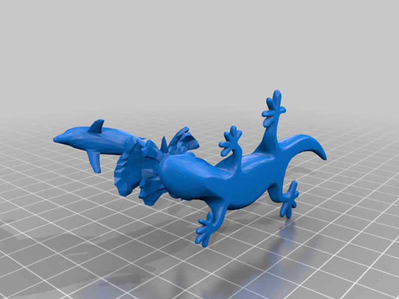 Dauphin Lézard pour gabin