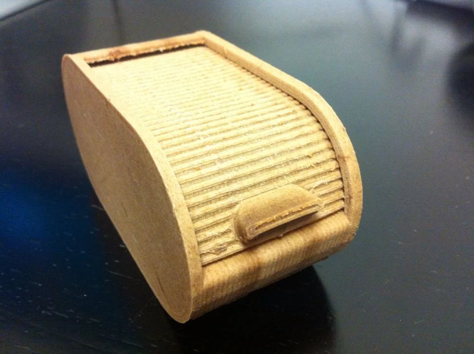 Roll Top Box - round