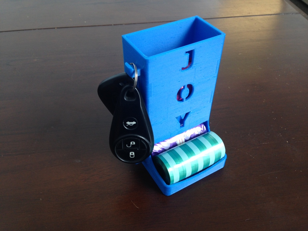 Poop Bag Hopper With Key Holder