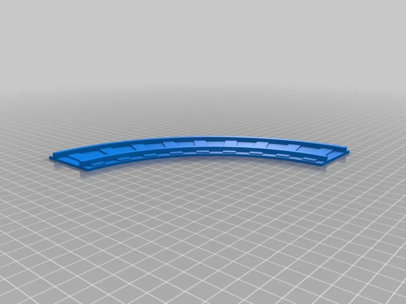 Curved track simplified (inspired by Geotrax)