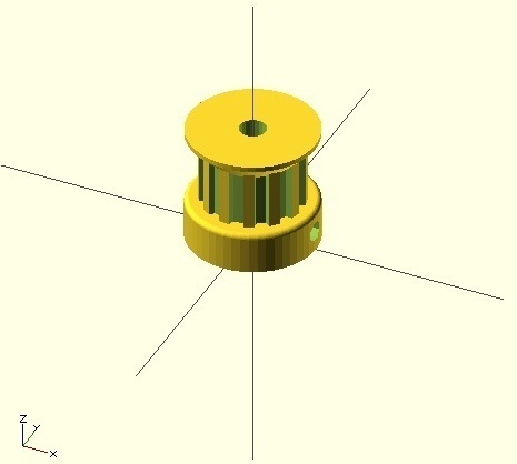 13-tooth T5 pulley