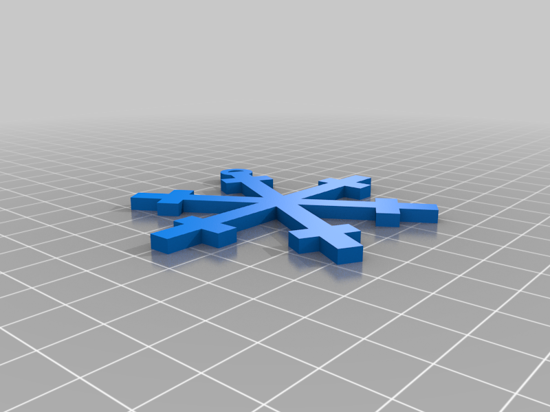 PA3D - Activité Janvier 2018 - Flocon modèle