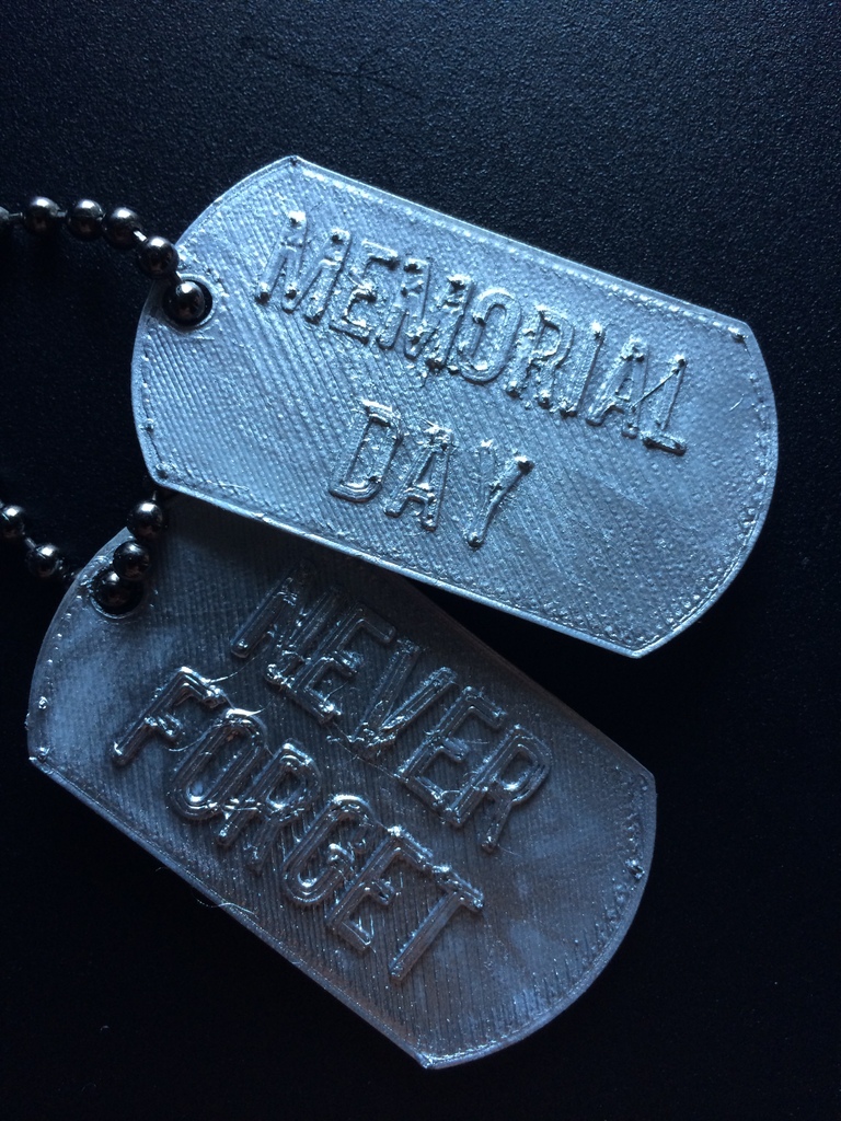 Memorial Day - Dog Tags