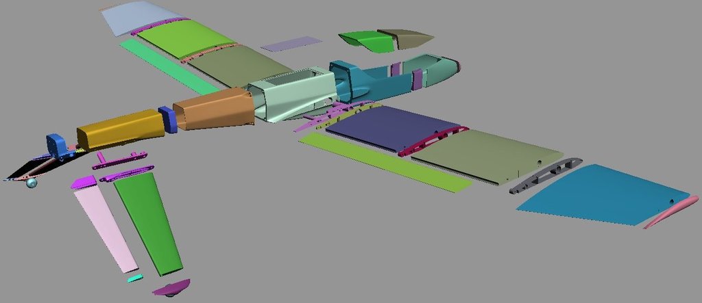Nomad, an FPV/UAV 3D printed airplane.