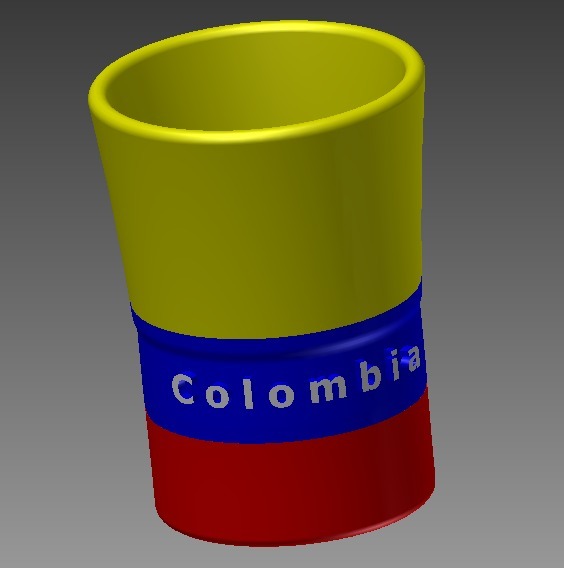 Colombia Shot glass