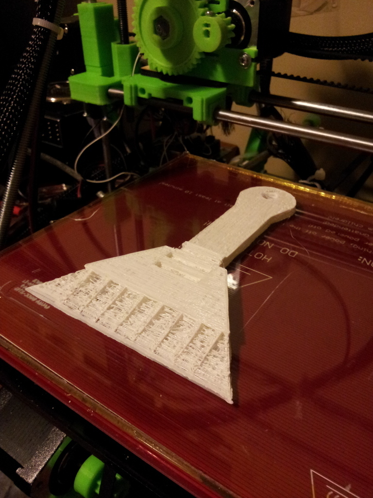 Crystallized Dihydrogen Monoxide Eradication Device (Ice Scraper)