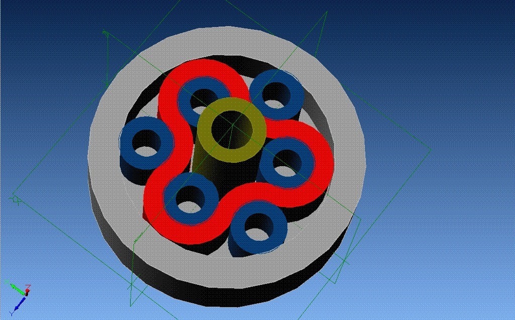 3d Printable Rotary Rolamite Bearing