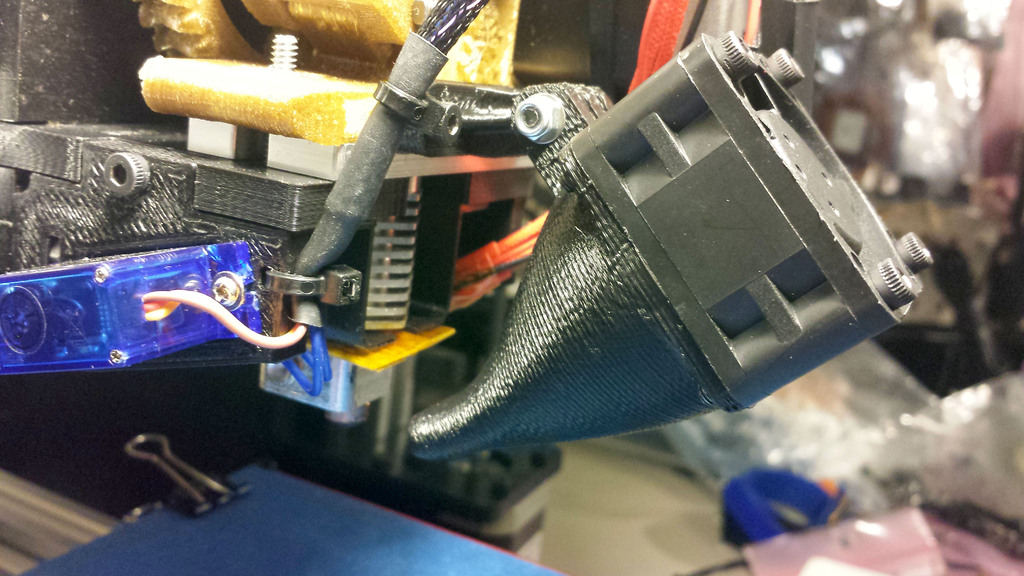 Print Cooling Fan System for MakerFarm Prusa i3 and i3v