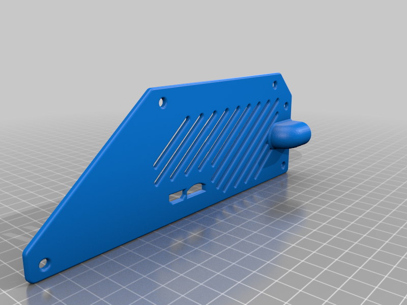 MPSM Single Print Side Cooling Vent Remix for No Drill Bed Rewiring
