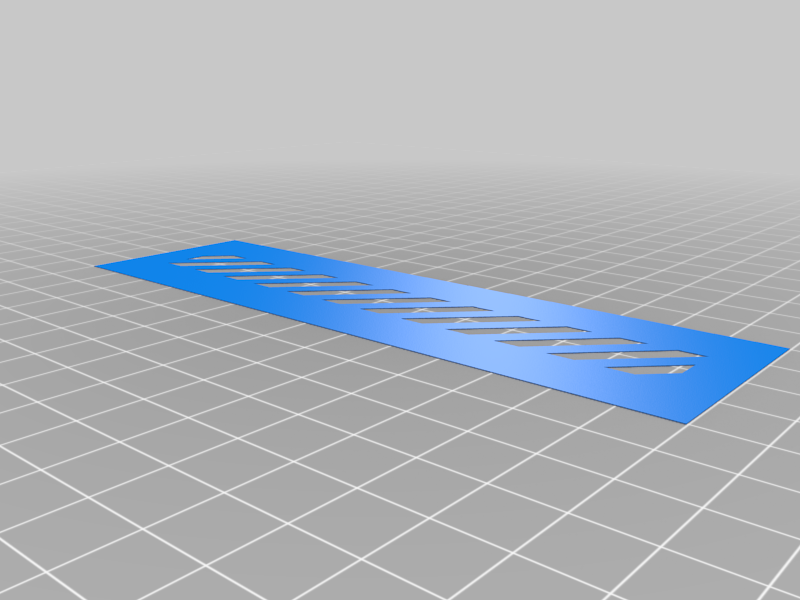 Airbrush Stencil/Template Hazard Stripes