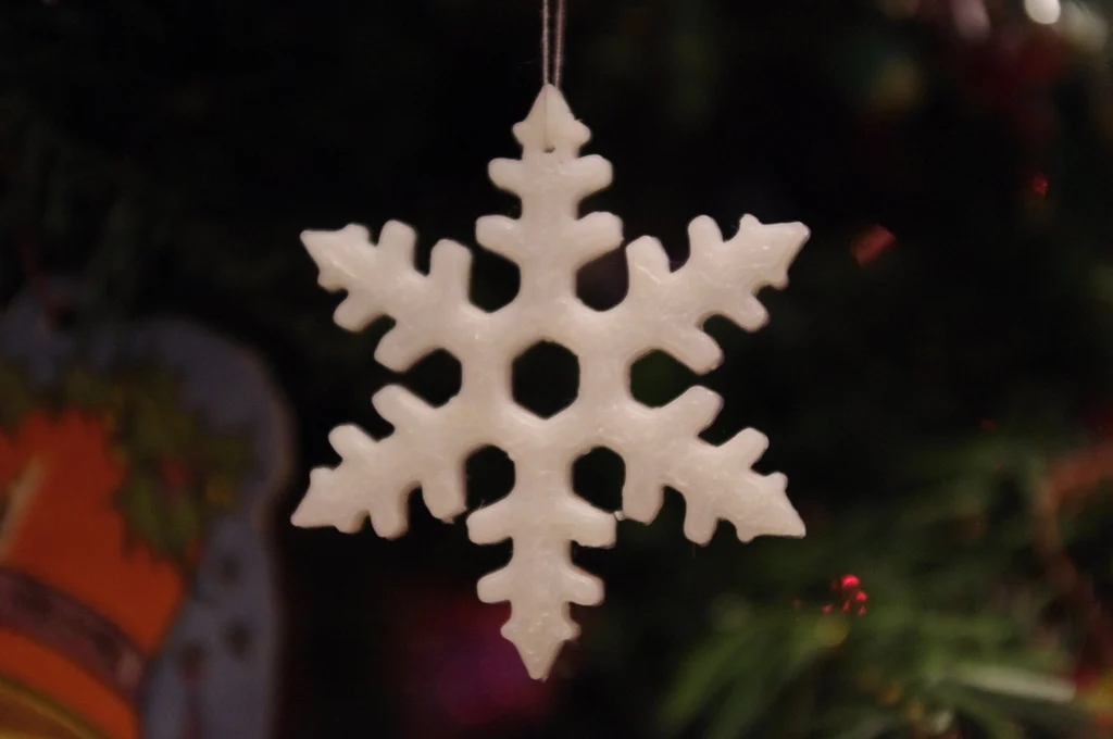 Christmas snowflake decoration
