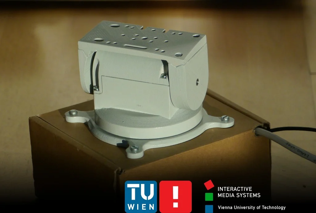 360° pan 180° tilt head for webcam and small DSLR