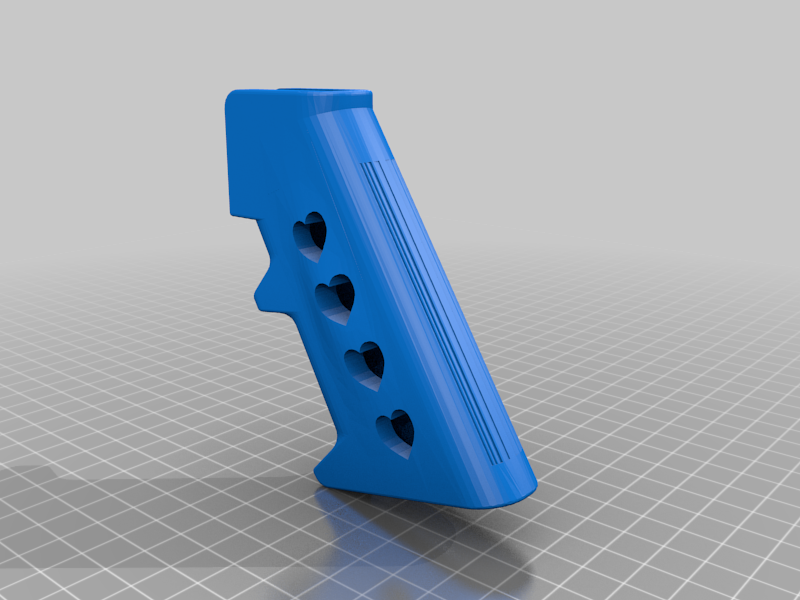 "#Love" AR-15 Hearts Grip