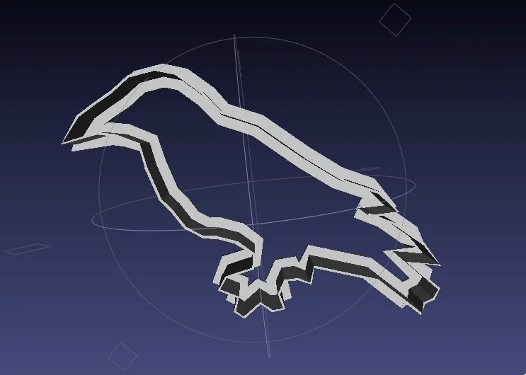 Raven Cookie Cutter