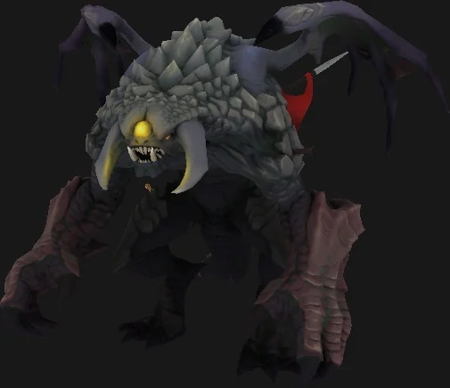 Roshan Dota 2 Low and High Poly