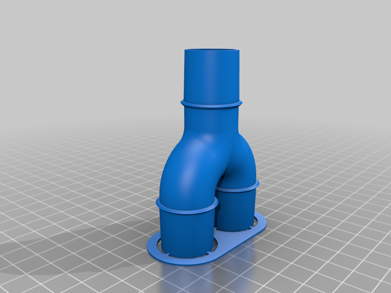 CPAP 22mm hose Y Adapter (Update Pending 01/18/20240--will remix)