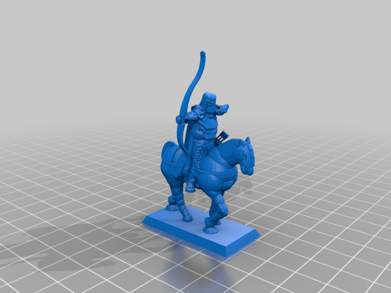 Knight archer on horseback