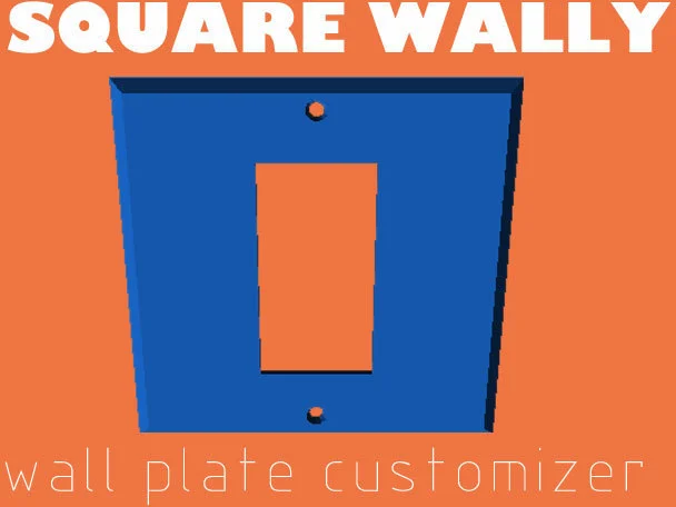 Square Wall Plate Cover Customizer - SQUARE WALLY