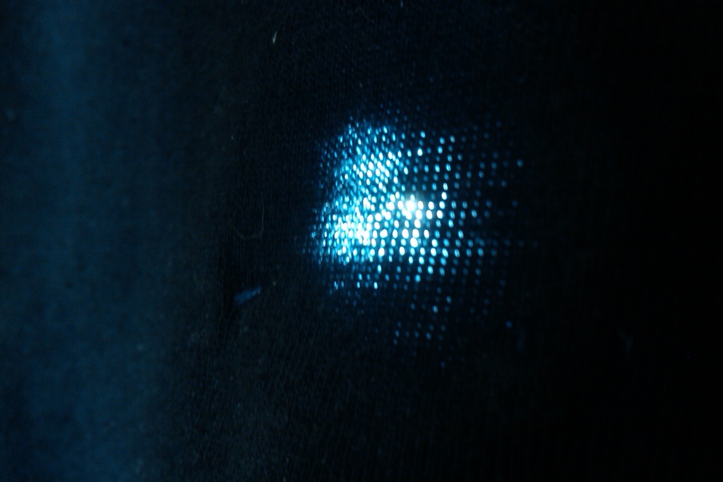 LED mount for clothing