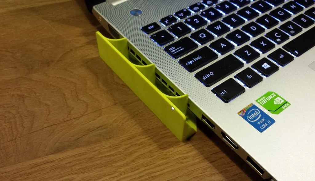 lefthand airflow redirect laptop thing