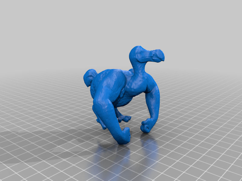 Dodo bird with buff arms