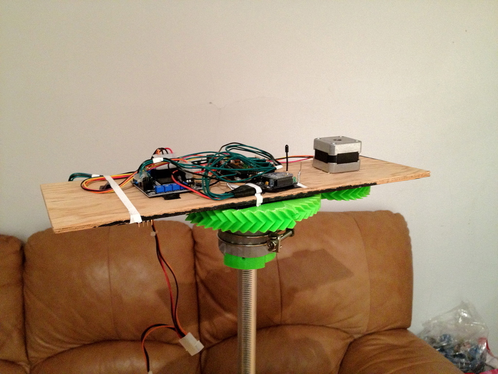 Animatronic camera tripod mount (for theater)