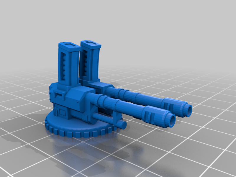Twin-linked autocannon for Genestealer Cults Galyat Truck