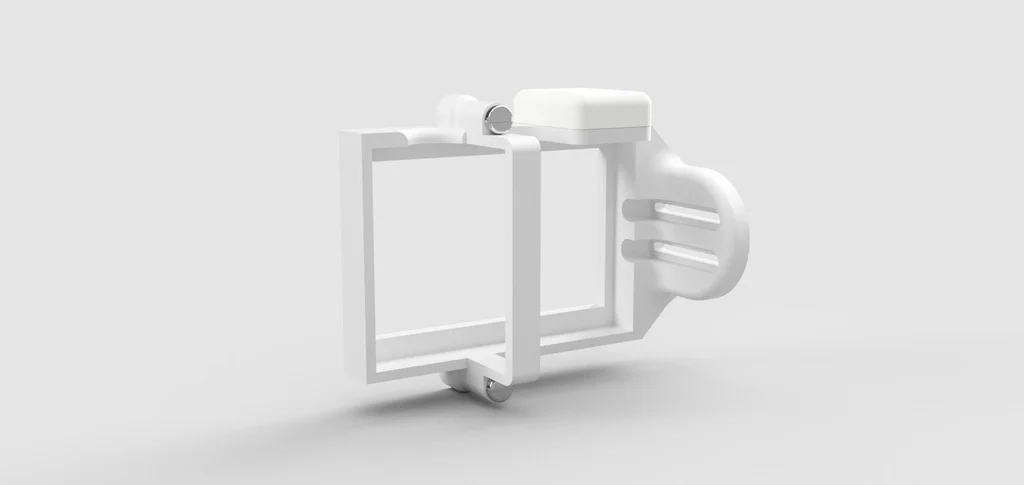 Gimbal enclosure for GoPro style action cameras