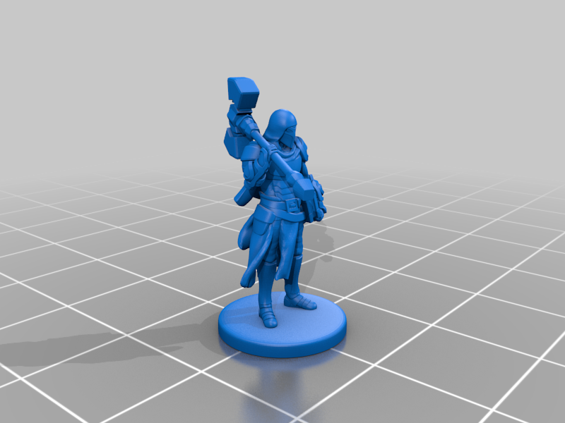 Humanoid Paladin Miniature