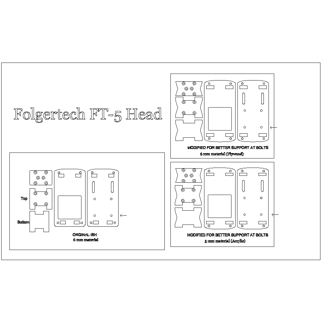 Folgertech FT5 Head 2D