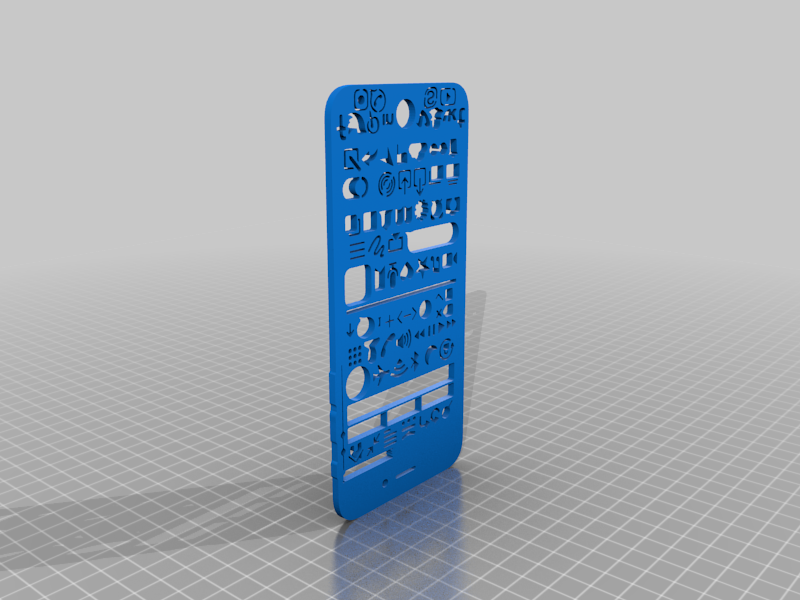 ui iphone stencil