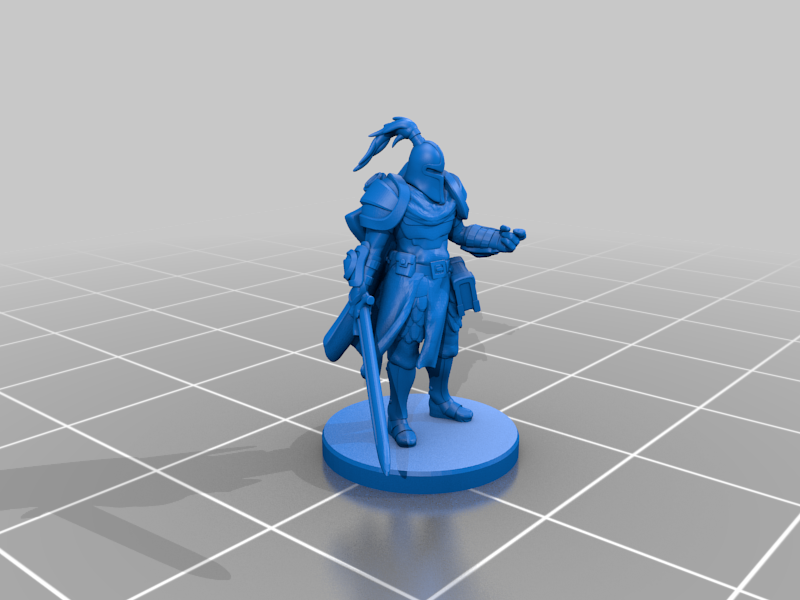 Humanoid Knight Miniature