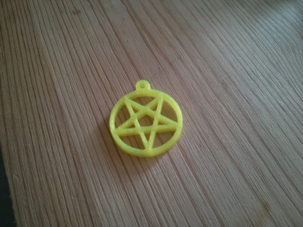 Small pentagram pendant