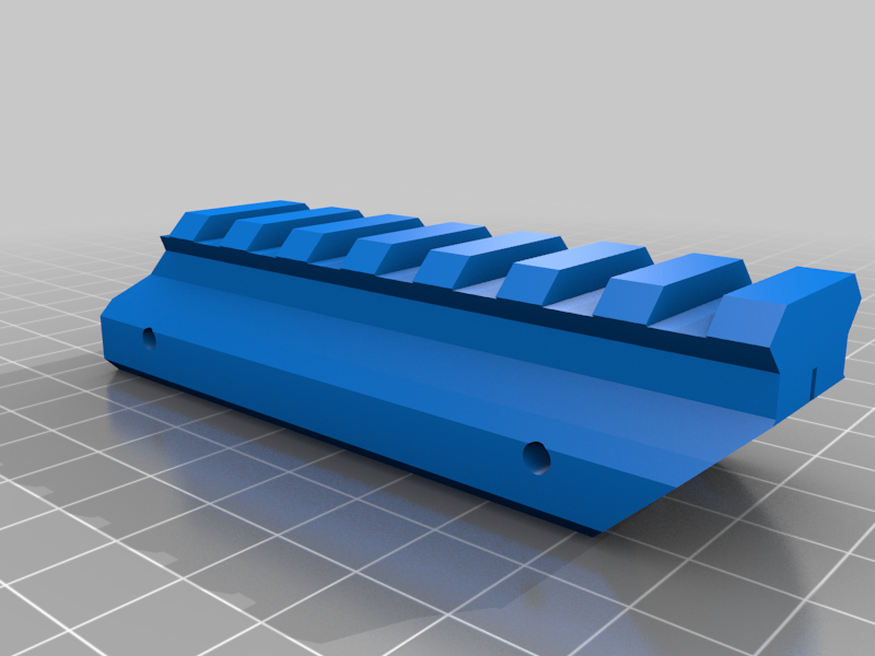 Picatinny rail riser 13mm