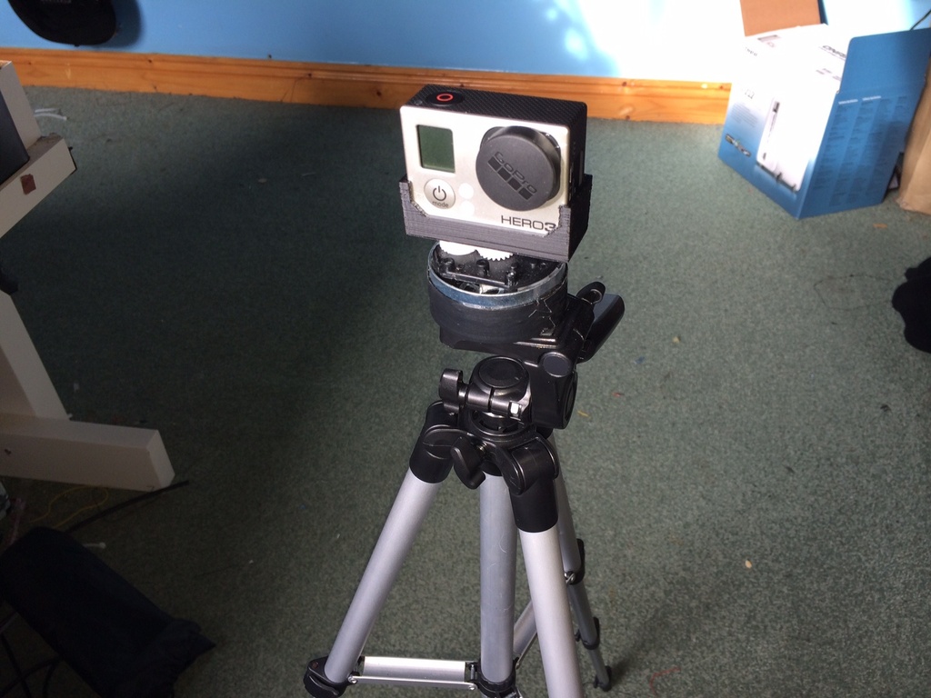 GoPro hero 3 egg timer mod timelapse panning mount