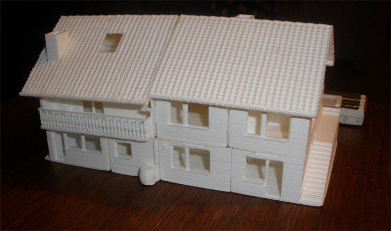 miniature version of a real existing house