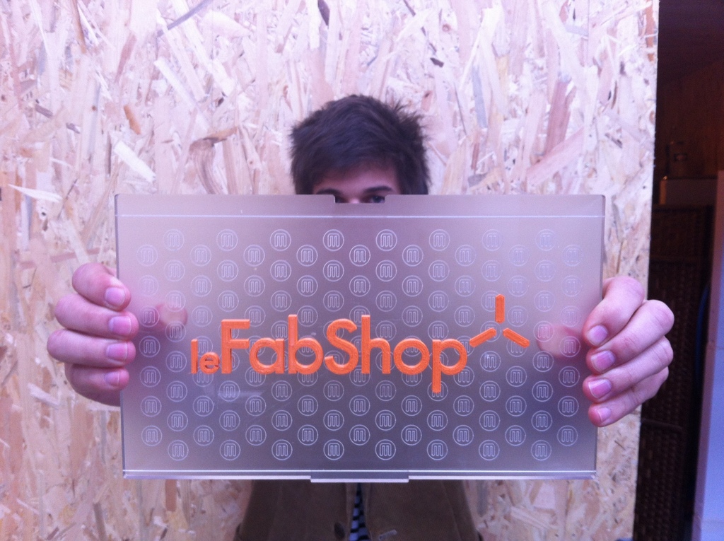 le FabShop logo printed