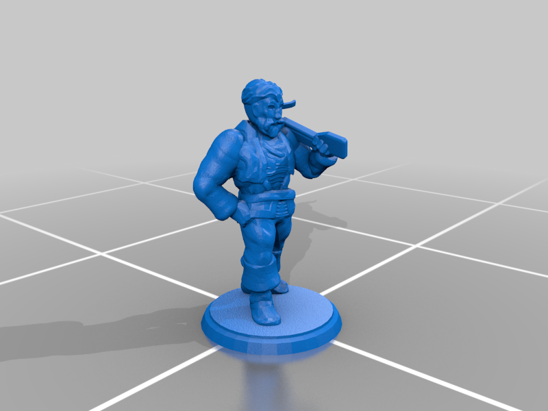 RPG mini - Human Crossbow Bandit Male - Vistani