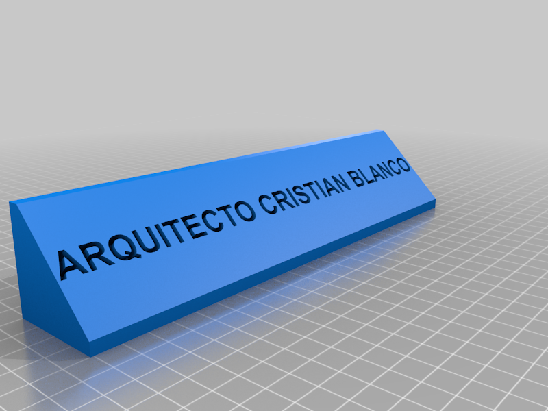 Desk Name Plate