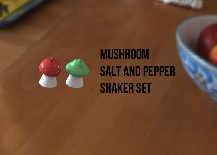Mushroom Salt and Pepper Shaker Set