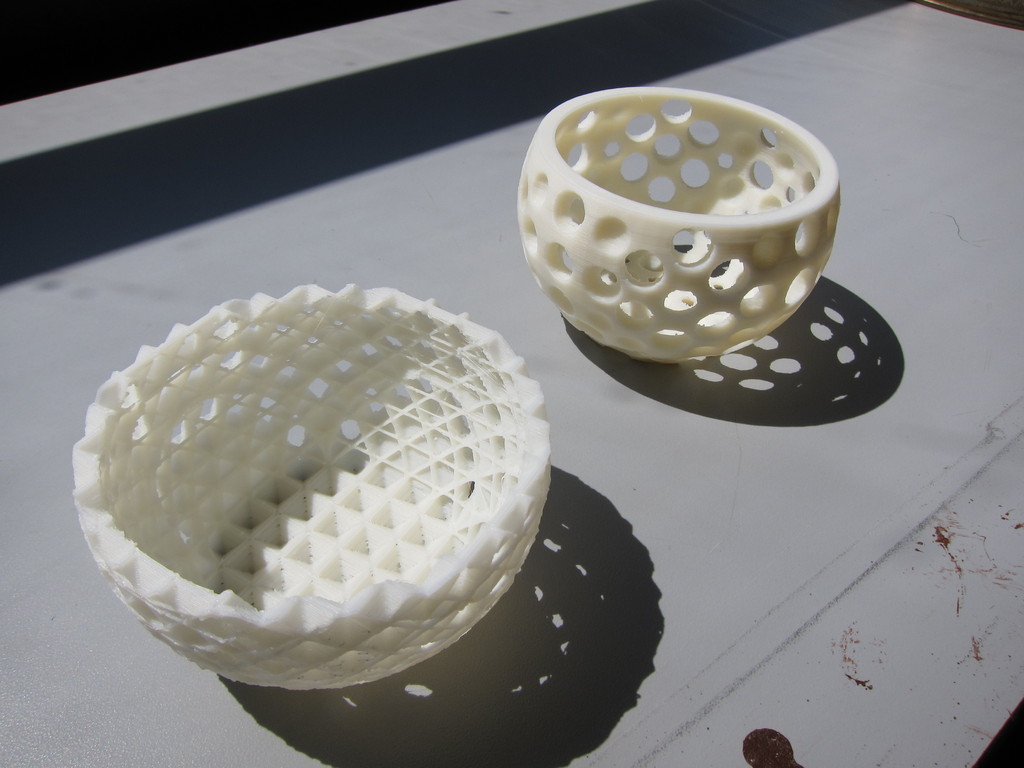 Two decorative bowls