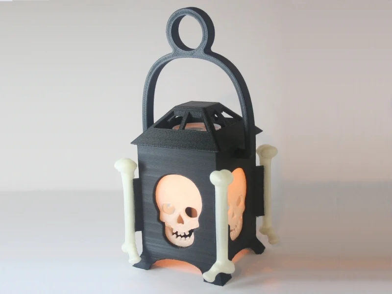 LED Skull Lantern