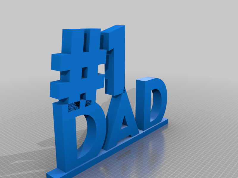 #1 Dad nic-nac