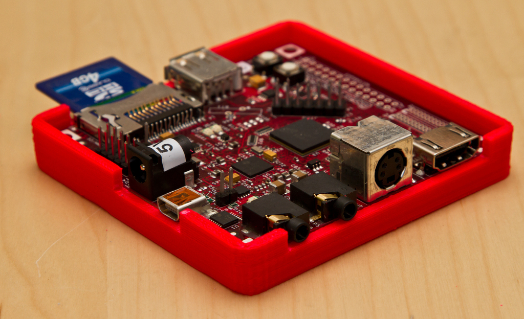 Coaster for a beagleboard